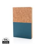 XD Collection A5 Kork & Kraft Notizbuch Blau