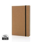 XD Collection Stoneleaf A5 Notizbuch aus Kork und Steinpapier Braun