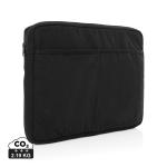 XD Collection Laluka AWARE™ recycled cotton 15.6 inch laptop sleeve Black