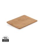 XD Collection Cork secure RFID slim wallet Brown