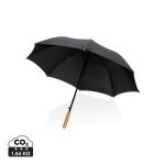 XD Collection 23" Impact AWARE™ RPET 190T auto open bamboo umbrella 