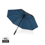 XD Collection 27" Impact AWARE™ RPET 190T dual colour auto open umbrella Aztec blue