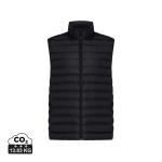 IQONIQ Meru men recycled polyester bodywarmer, black Black | S