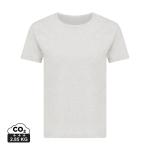 Iqoniq Yala women recycled cotton t-shirt, Undyed light gray Undyed light gray | XXS