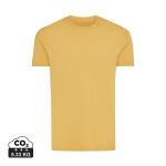 Iqoniq Bryce recycled cotton t-shirt, ocher yellow Ocher yellow | XS