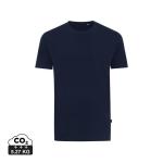 Iqoniq Bryce recycled cotton t-shirt, navy Navy | XXS