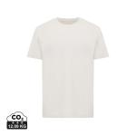 IQONIQ Kakadu relaxed recycled cotton t-shirt, ivory white, pebble gray Ivory white, pebble gray | XXS