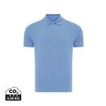 IQONIQ Yosemite Piqué-Poloshirt aus recycelter Baumwolle, Mondlichtblau Mondlichtblau | M