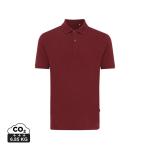 IQONIQ Yosemite recycled cotton pique polo, Burgundy red Burgundy red | XS