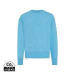 IQONIQ Kruger Relax-Rundhals-Sweater aus recycelt. Baumwolle, Ruhiges Blau Ruhiges Blau | XXS