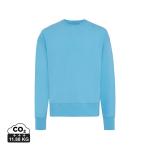 Iqoniq Kruger Relax-Rundhals-Sweater aus recycelt. Baumwolle, Ruhiges Blau Ruhiges Blau | XXS