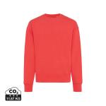 Iqoniq Kruger Relax-Rundhals-Sweater aus recycelt. Baumwolle, Üppiges Rot Üppiges Rot | XXS