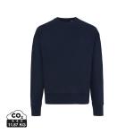 Iqoniq Kruger Relax-Rundhals-Sweater aus recycelt. Baumwolle, Navy Navy | XXS