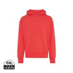 Iqoniq Yoho recycled cotton relaxed hoodie, luscious red Luscious red | XXS