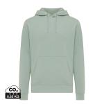 Iqoniq Rila lightweight recycled cotton hoodie, iceberg green Iceberg green | XS