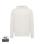 IQONIQ Yengo recycled cotton hoodie with sidepockets, ivory white, pebble gray Ivory white, pebble gray | XXS