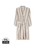 VINGA Ornos GRS hammam robe S/M, white White, beige