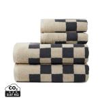 VINGA Elba OCS organic cotton towel, 4 pcs set, cream Cream,grey