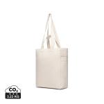 VINGA Hilo AWARE™ recycled canvas zip tote Off white