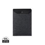 VINGA Albon GRS recycled felt 15" laptop sleeve Black