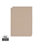 VINGA Baltimore RCS recycled polyester RFID passport cover Fawn