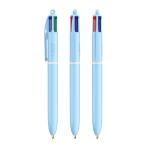 BIC® 4 Colours® Pastel + Lanyard Blau