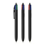 BIC® 4 Colours® Kugelschreiber + Lanyard Schwarz