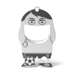 RICHARTZ® FLASCHENÖFFNER fred soccer Silver