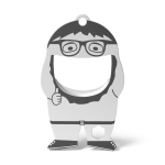 RICHARTZ® FLASCHENÖFFNER fred hipster Silver