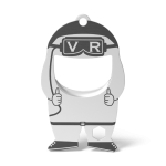 RICHARTZ® FLASCHENÖFFNER fred vr Silver