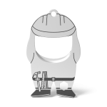 RICHARTZ® FLASCHENÖFFNER fred builder Silver