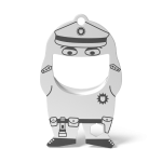 RICHARTZ® FLASCHENÖFFNER fred police Silver