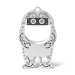 RICHARTZ® FLASCHENÖFFNER fred robot Silver