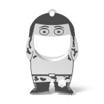 RICHARTZ® FLASCHENÖFFNER fred soldier Silver