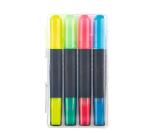 LIQEO HIGHLIGHTER PEN 4er SET, kombiniert Mixed