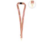 Subyard Shine Safe custom sublimation lanyard Gold