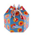 CreaBox HexaCord M Sechseckige Geschenkbox Weiß