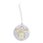 CreaFelt Tree Christmas tree ornament, angel Grey melange/navy