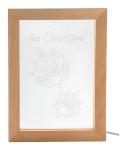 Woodiframe LED-Trophäe Natur