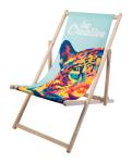 Mandalay deck chair, nature Nature,white