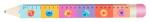 Sharpy 24 24 cm ruler, pencil White
