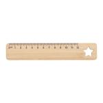 Lopsmarka bamboo ruler, star Nature blue