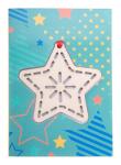 TreeCard Christmas card, star Nature