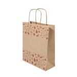 Julegave M Weihnachtsgeschenktasche, mittel Natur