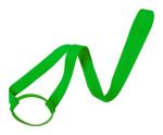 Lancup Getränkehalter-Lanyard Grün