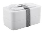 Fandex Antibakterielle Lunchbox Weiß/grau