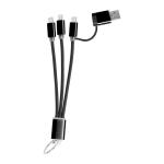 Rashort keyring USB charger cable Black