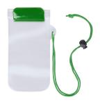 Wapro waterproof mobile case, green Green,transparent