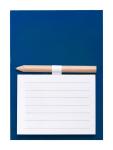 Pecfri Magnetischer Notizblock Blau