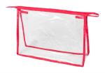 Dumble Kosmetiktasche Transparent rot